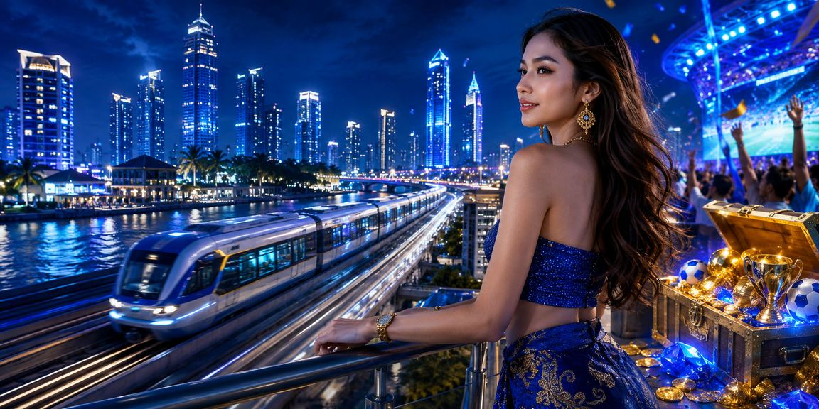 Model Vietnam menunjukkan bonus rebate dalam suasana kasino digital
